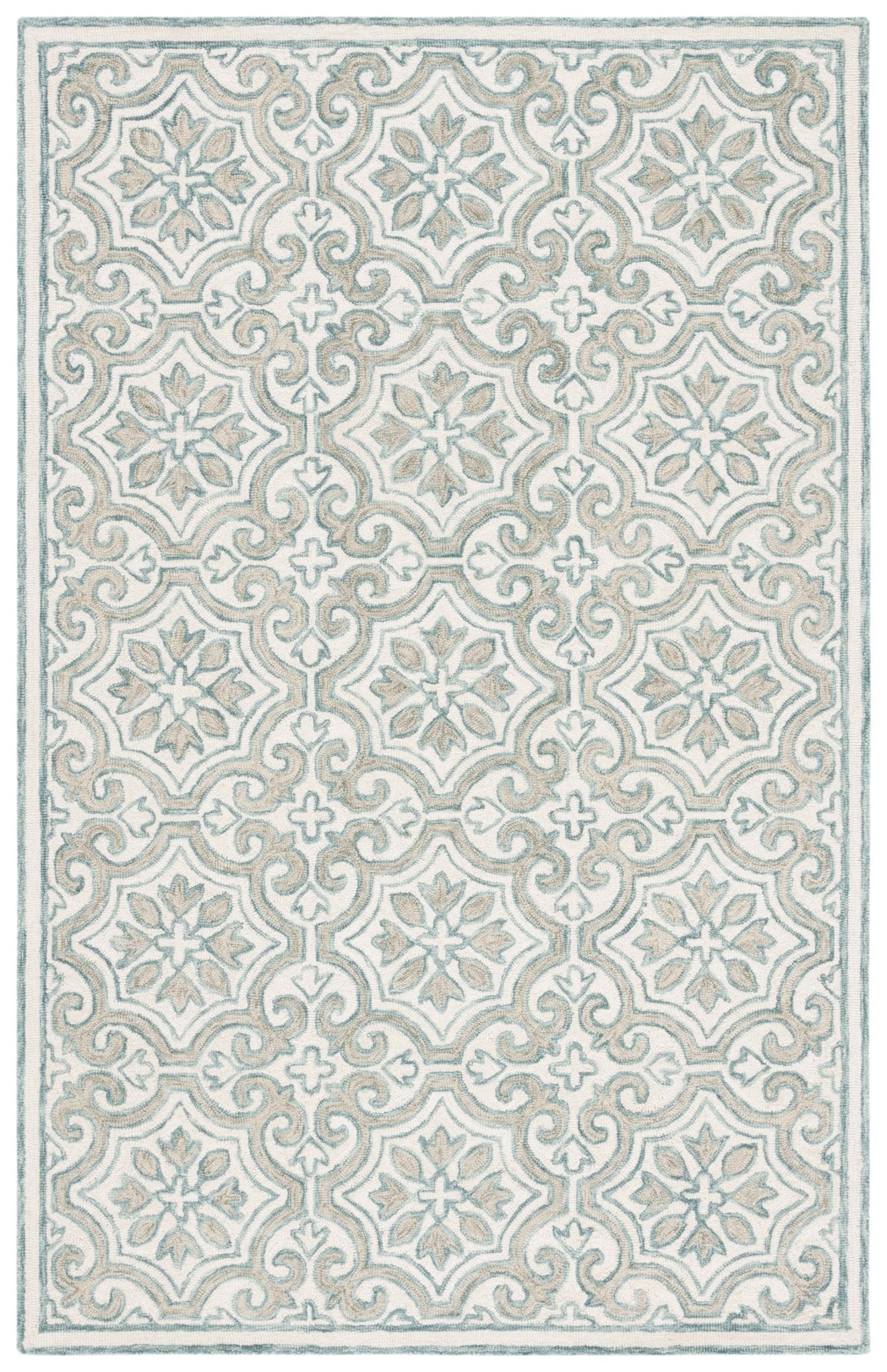 Safavieh Lauren Ralph Lauren Lrl6944J Teal/Ivory Rug - Safavieh - lrl6944j - 3
