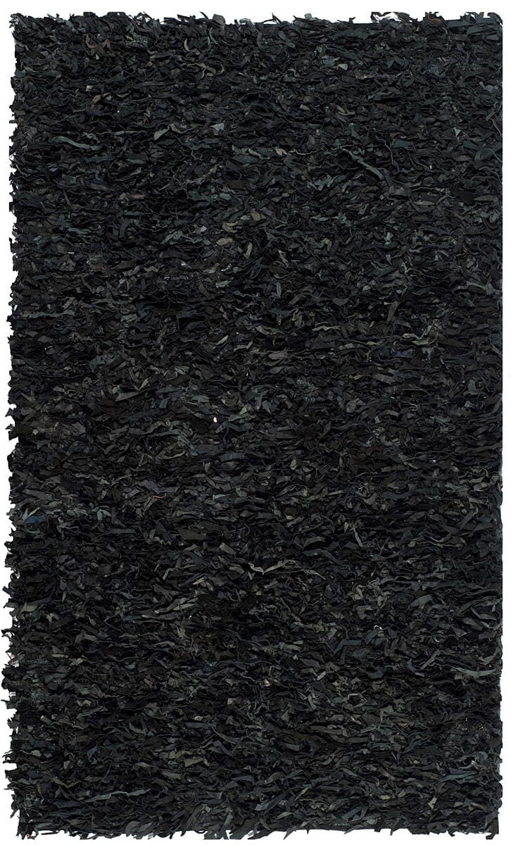 Safavieh Leather Shag Lsg511A Black Rugs - Safavieh - lsg511a - 24