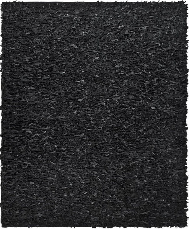 Safavieh Leather Shag Lsg511A Black Rugs - Safavieh - lsg511a - 4r