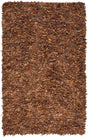 Safavieh Leather Shag Lsg511B Saddle Rugs - Safavieh - lsg511b - 24