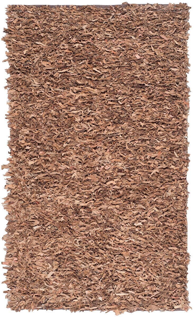 Safavieh Leather Shag Lsg511K Brown Rugs - Safavieh - lsg511k - 24