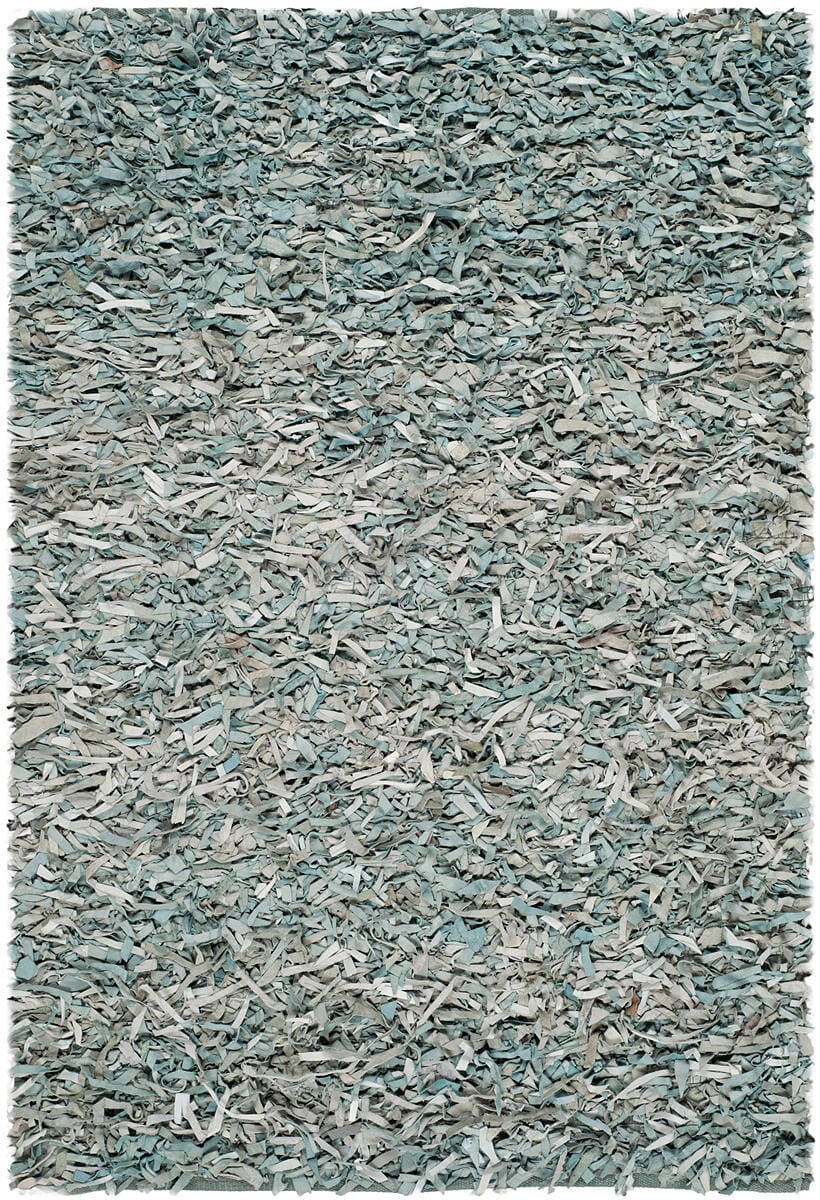 Safavieh Leather Shag Lsg511L Light Blue Rugs - Safavieh - lsg511l - 24