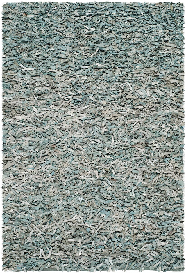 Safavieh Leather Shag Lsg511L Light Blue Rugs - Safavieh - lsg511l - 24