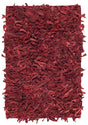 Safavieh Leather Shag Lsg601D Red Rugs - Safavieh - lsg601d - 2
