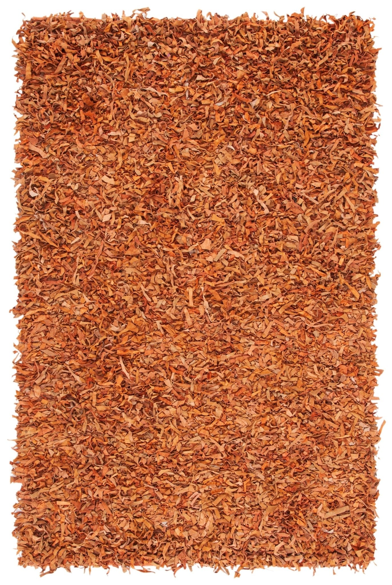 Safavieh Leather Shag Lsg601P Orange Rugs - Safavieh - lsg601p - 3
