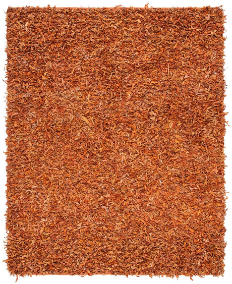 Safavieh Leather Shag Lsg601P Orange Rugs - Safavieh - lsg601p - 6r