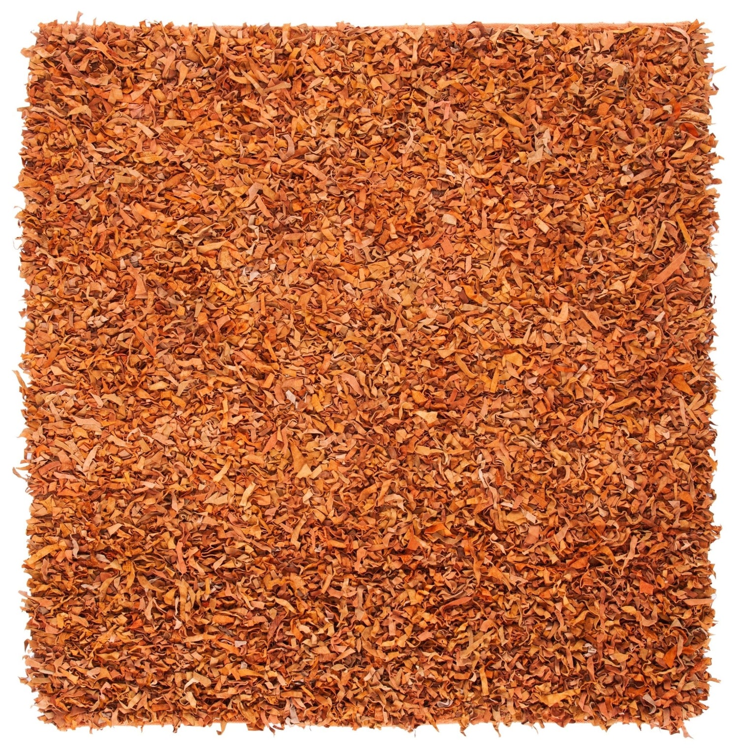 Safavieh Leather Shag Lsg601P Orange Rugs - Safavieh - lsg601p - 6sq