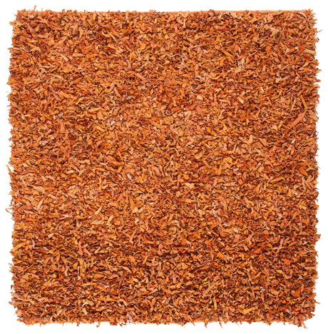 Safavieh Leather Shag Lsg601P Orange Rugs - Safavieh - lsg601p - 6sq