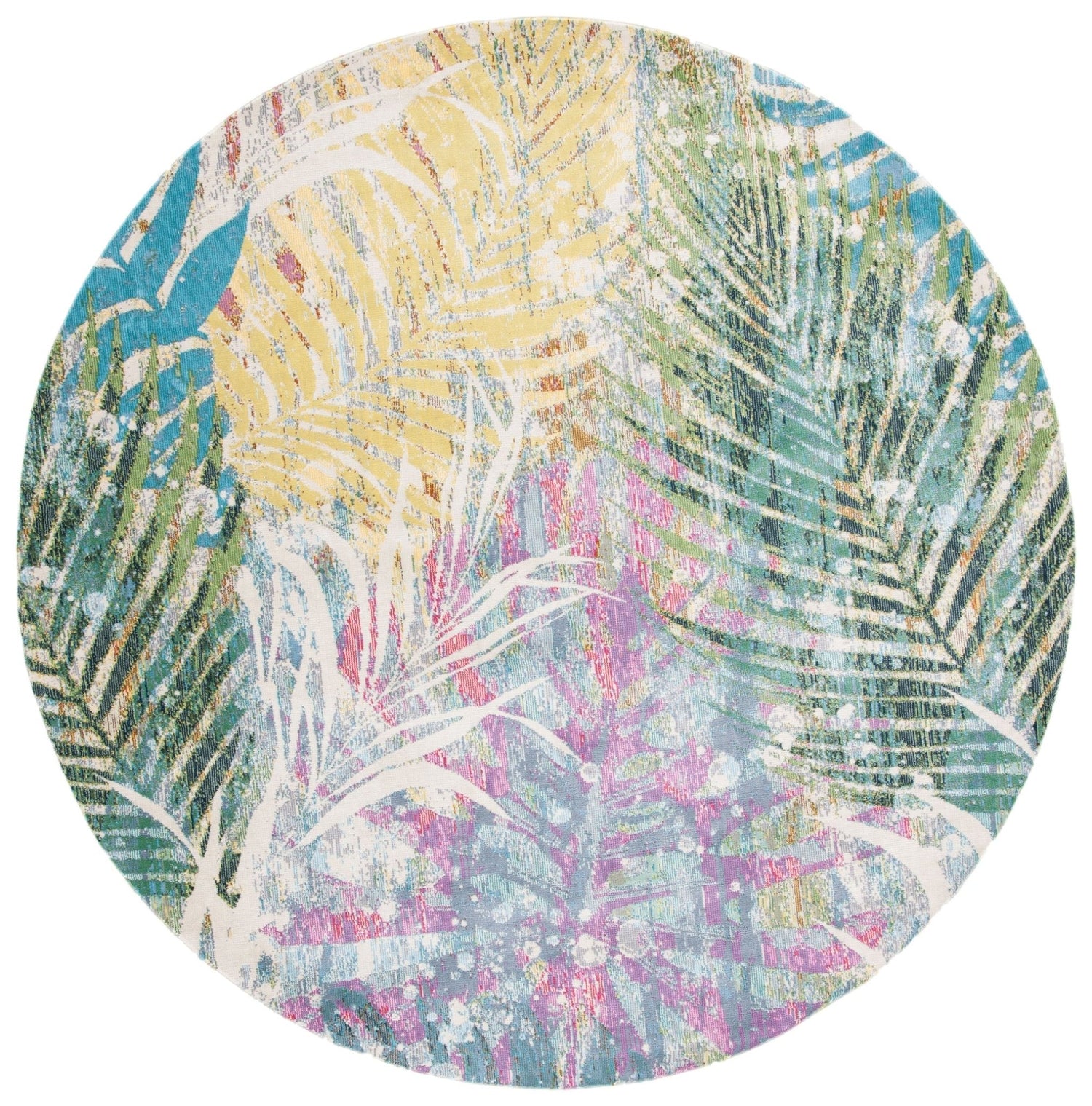 Safavieh Lillian Lln307Y Green/Blue Rugs - Safavieh - lln307y - 7r