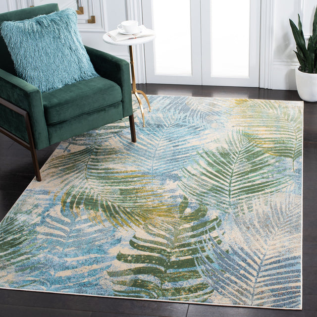 Safavieh Lillian Lln308M Blue/Green Rugs - Safavieh - lln308m - 4