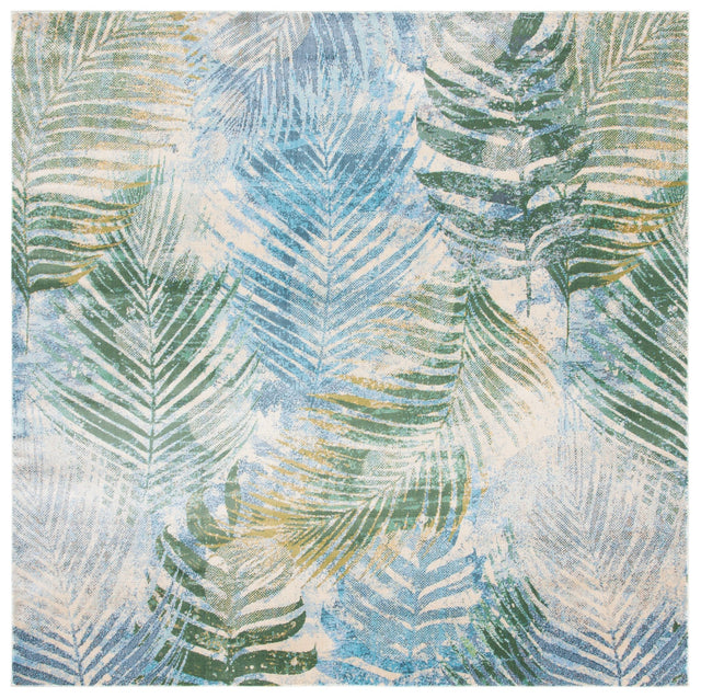 Safavieh Lillian Lln308M Blue/Green Rugs - Safavieh - lln308m - 7sq