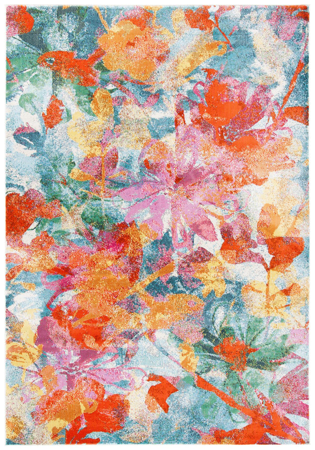 Safavieh Lillian Lln359A Blue/Orange Rug - Safavieh - lln359a - 4