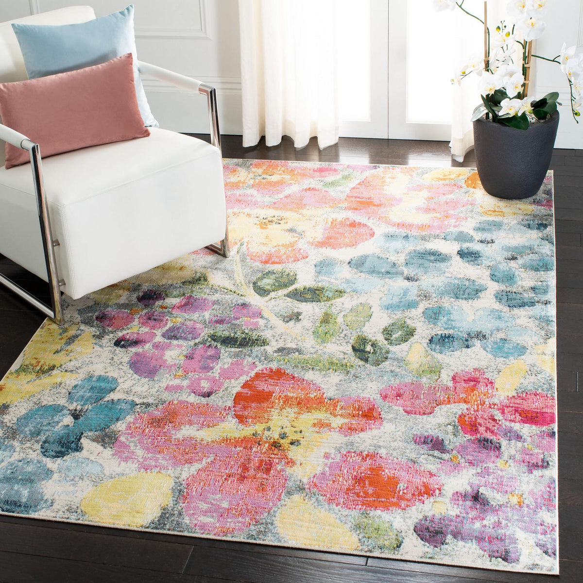 Safavieh Lillian Lln360A Blue/Yellow Rugs - Safavieh - lln360a - 3