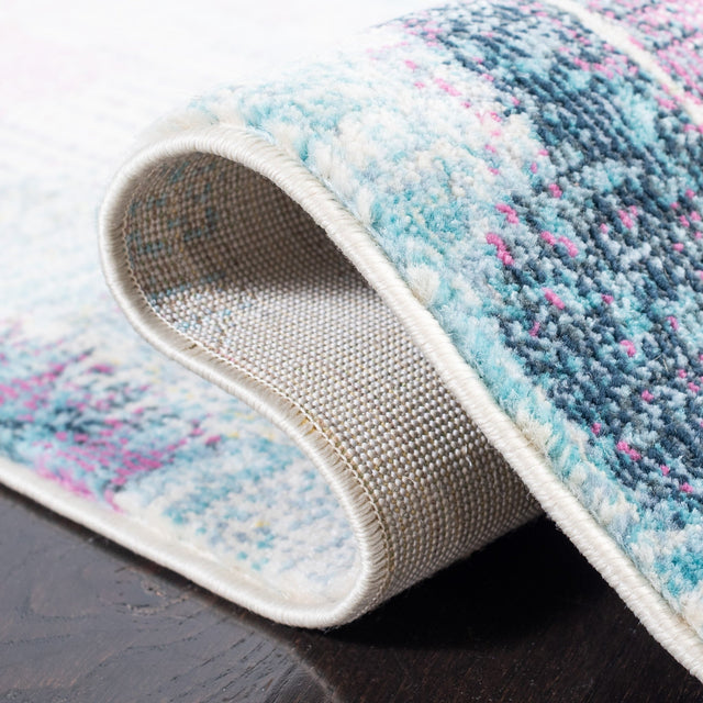 Safavieh Lillian Lln375U Pink/Turquoise Rugs - Safavieh - lln375u - 3r