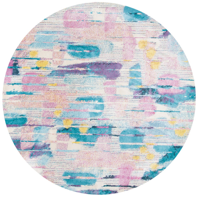 Safavieh Lillian Lln375U Pink/Turquoise Rugs - Safavieh - lln375u - 3r