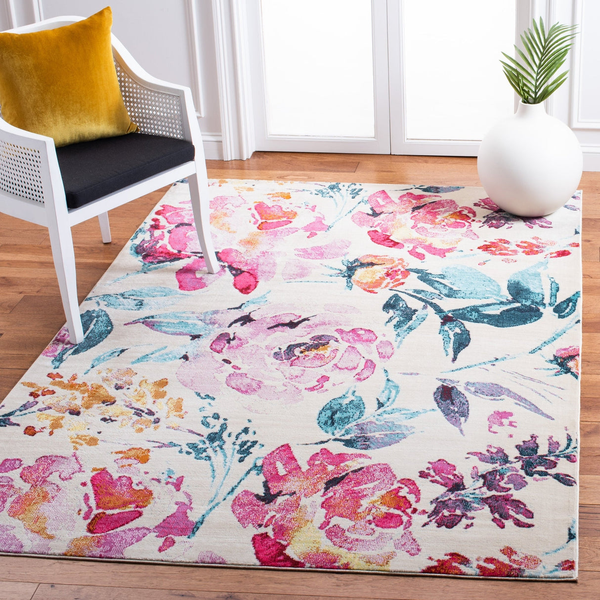 Safavieh Lillian Lln376A Ivory/Rose Rugs - Safavieh - lln376a - 4