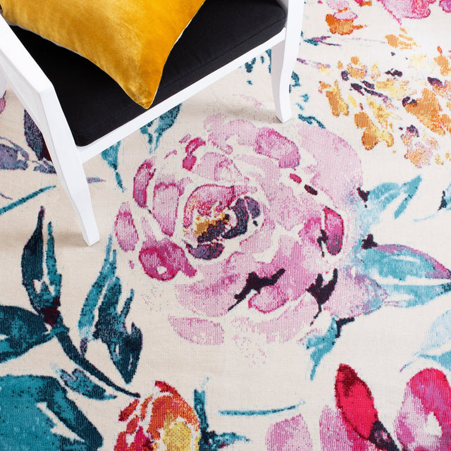 Safavieh Lillian Lln376A Ivory/Rose Rugs - Safavieh - lln376a - 7r