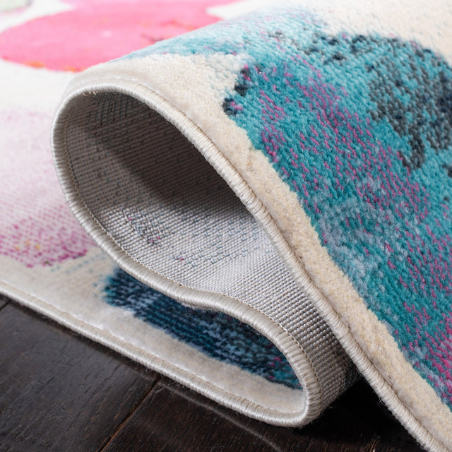 Safavieh Lillian Lln377Q Rose/Light Blue Rugs - Safavieh - lln377q - 7r