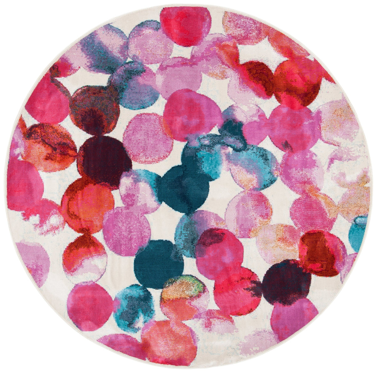 Safavieh Lillian Lln377Q Rose/Light Blue Rugs - Safavieh - lln377q - 7r