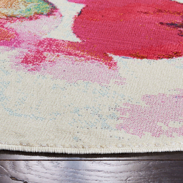 Safavieh Lillian Lln377Q Rose/Light Blue Rugs - Safavieh - lln377q - 7r