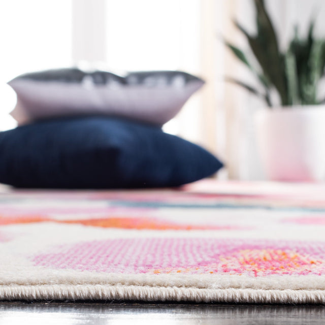 Safavieh Lillian Lln377Q Rose/Light Blue Rugs - Safavieh - lln377q - 7r