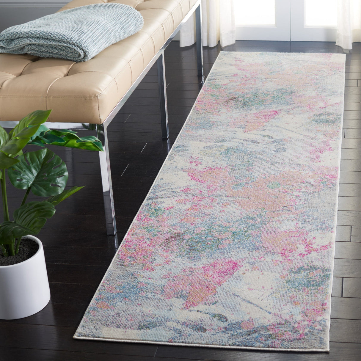 Safavieh Lillian Lln381A Ivory/Pink Rugs - Safavieh - lln381a - 3r
