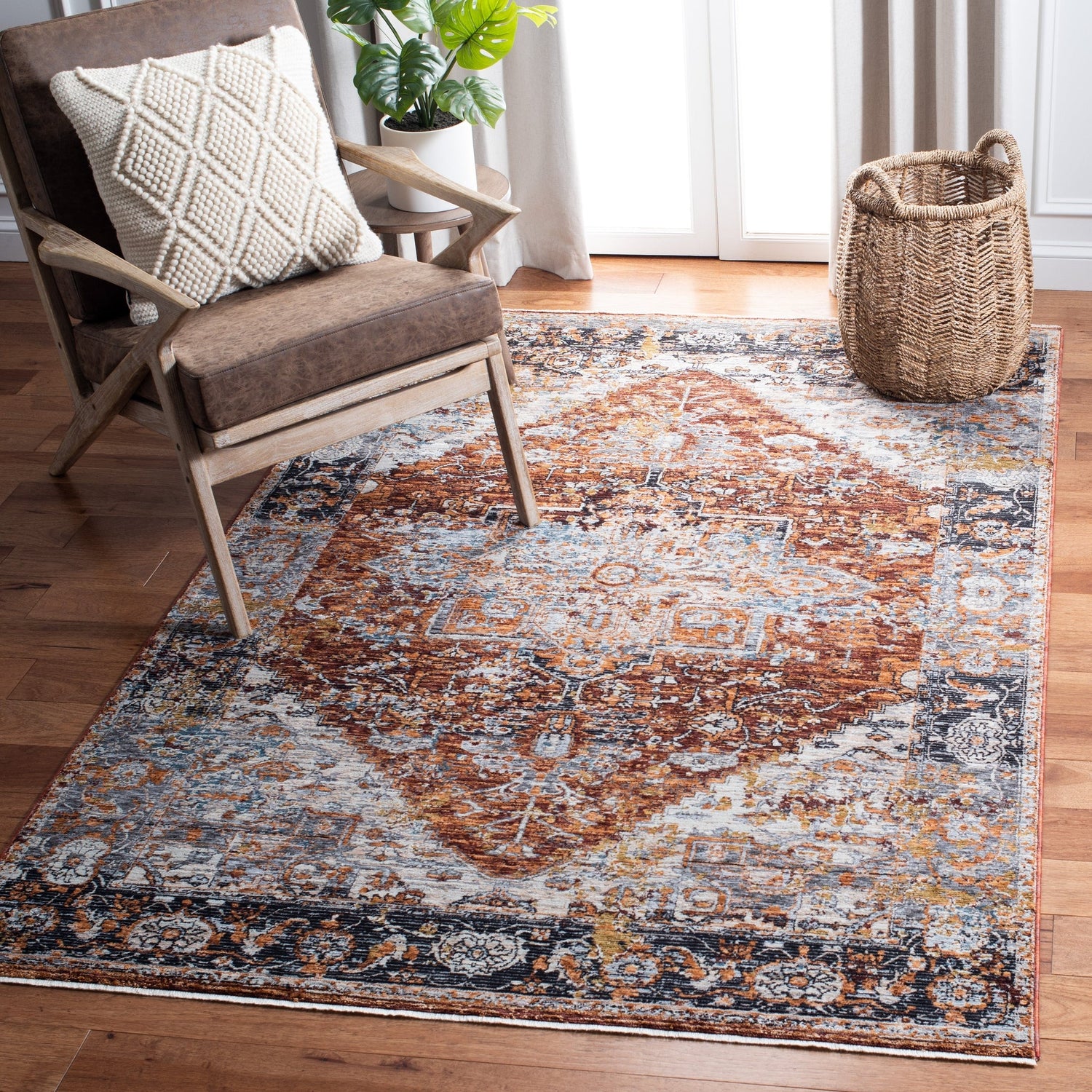 Safavieh Limitee Limb766P Beige/Rust Rug - Safavieh - limb766p - 8