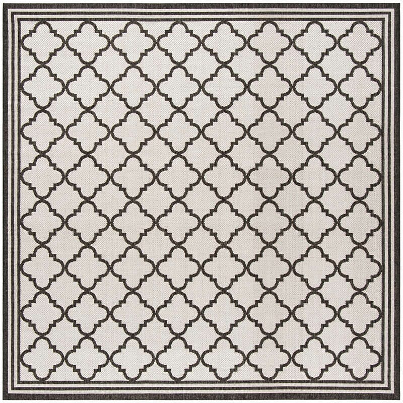 Safavieh Linden Lnd121A Light Grey / Charcoal Rugs - Safavieh - lnd121a - 6sq