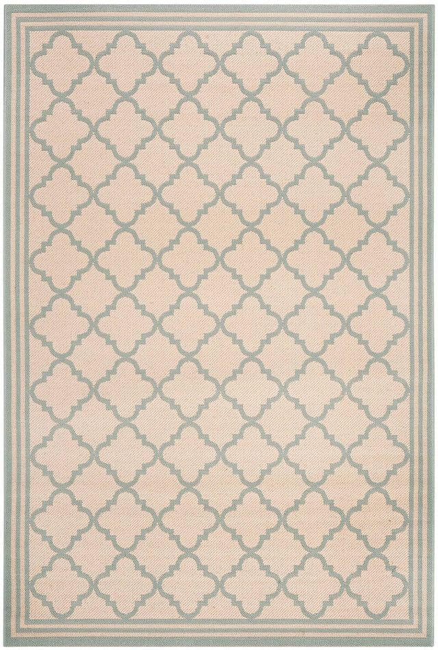 Safavieh Linden Lnd121L Cream / Aqua Rugs - Safavieh - lnd121l - 4