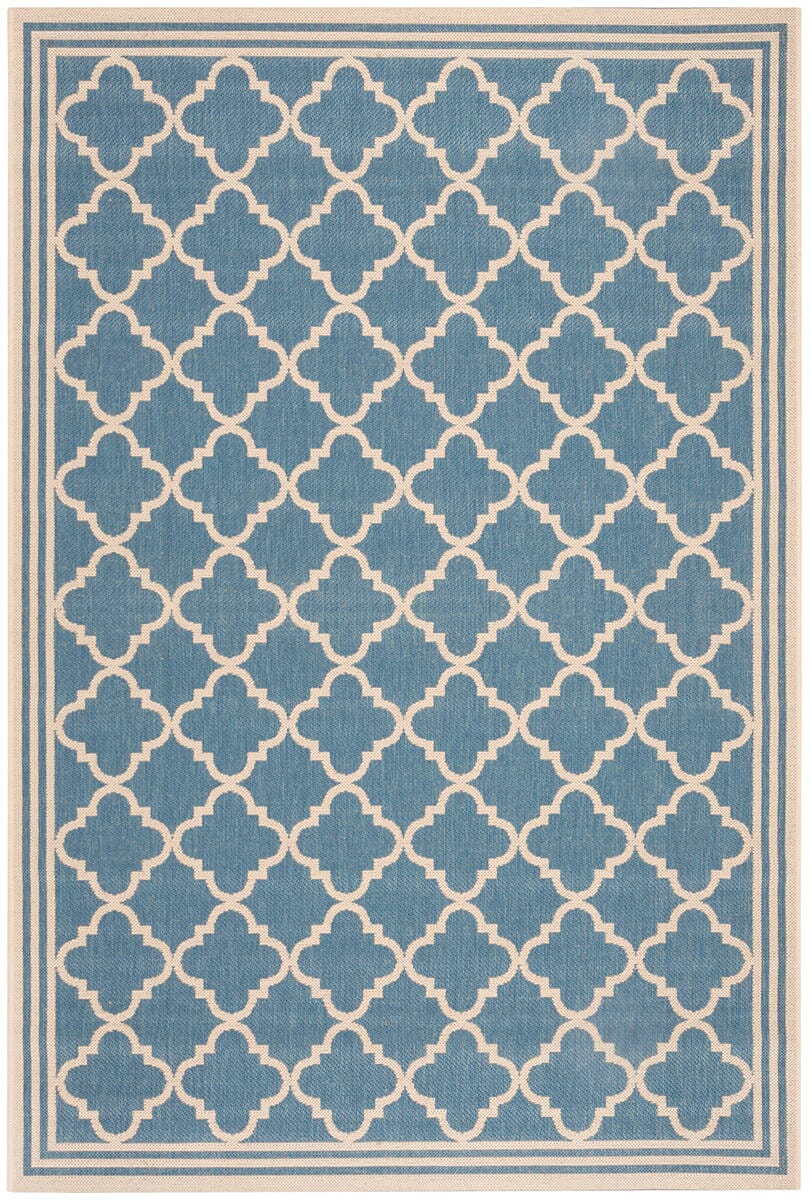 Safavieh Linden Lnd121M Blue / Creme Rugs - Safavieh - lnd121m - 4