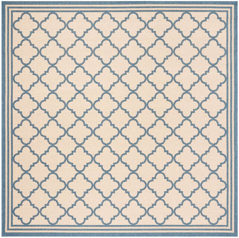 Safavieh Linden Lnd121N Cream / Blue Rugs - Safavieh - lnd121n - 6sq