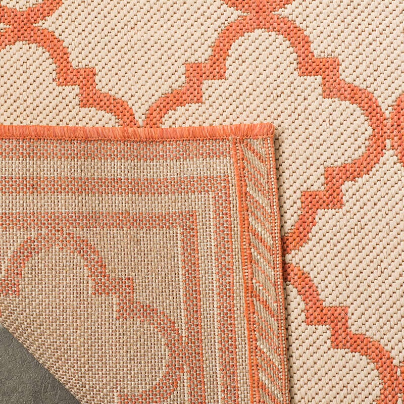 Safavieh Linden Lnd121R Cream / Rust Rugs - Safavieh - lnd121r - 4