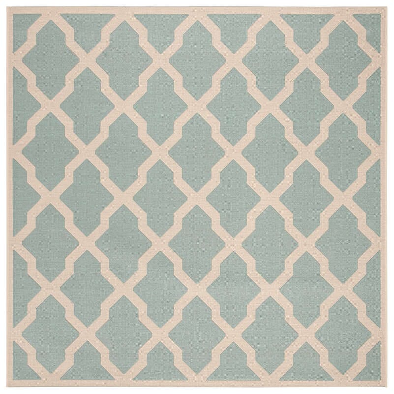 Safavieh Linden Lnd122K Aqua / Cream Rugs - Safavieh - lnd122k - 6sq
