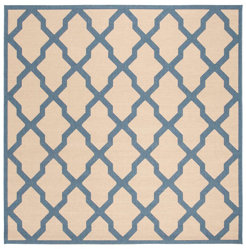 Safavieh Linden Lnd122N Cream / Blue Rugs - Safavieh - lnd122n - 6sq