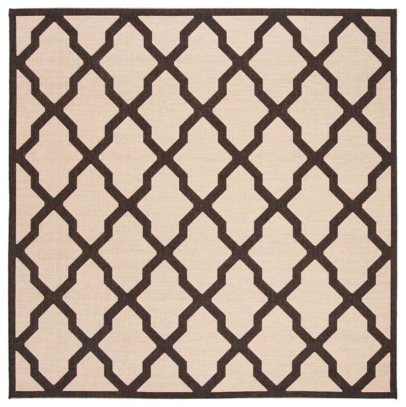 Safavieh Linden Lnd122U Creme / Brown Rugs - Safavieh - lnd122u - 6sq