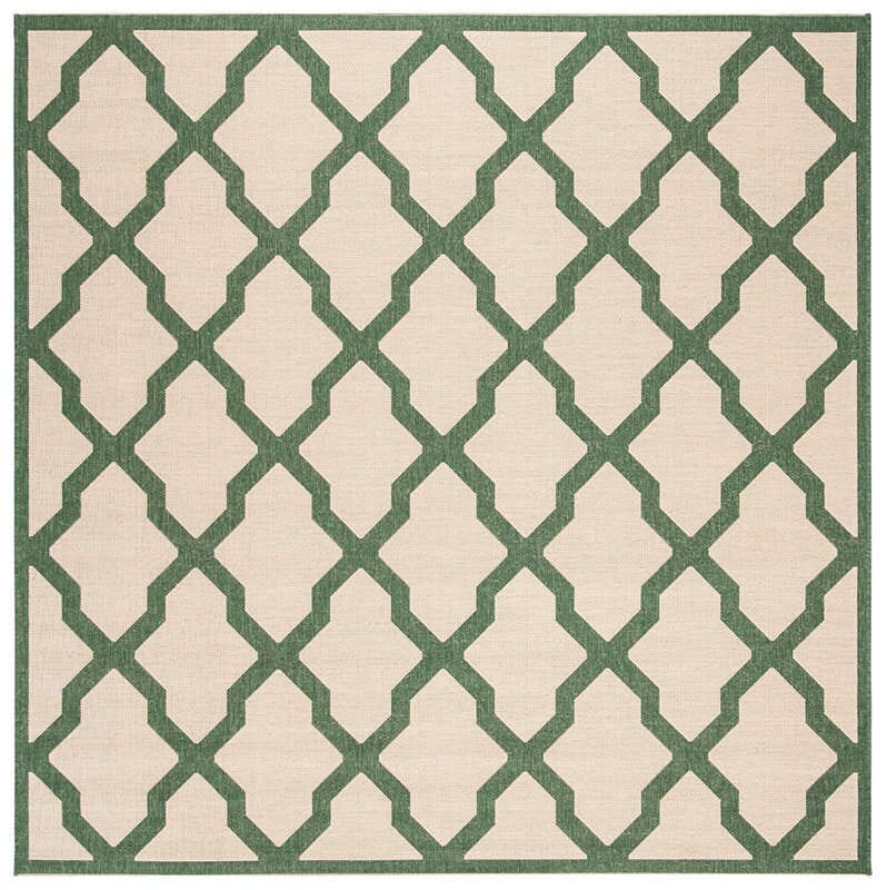 Safavieh Linden Lnd122W Cream / Green Rugs - Safavieh - lnd122w - 6sq