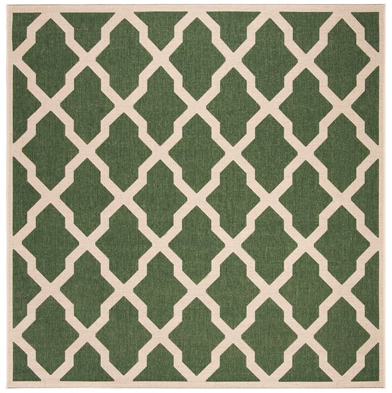 Safavieh Linden Lnd122Y Green / Creme Rugs - Safavieh - lnd122y - 6sq