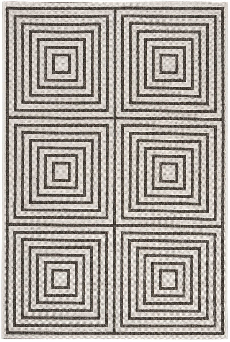 Safavieh Linden Lnd123A Light Grey / Charcoal Rugs - Safavieh - lnd123a - 4