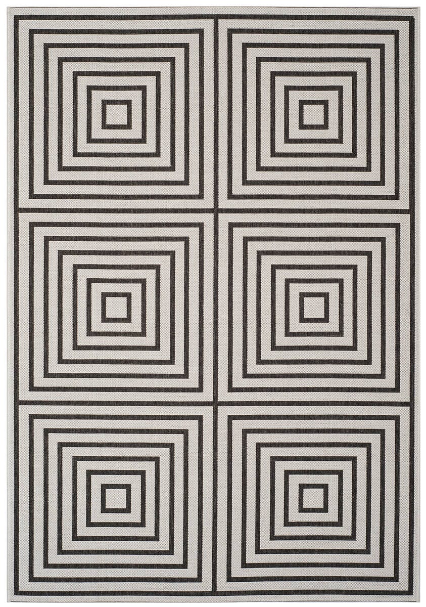 Safavieh Linden Lnd123A Light Grey / Charcoal Rugs - Safavieh - lnd123a - 4