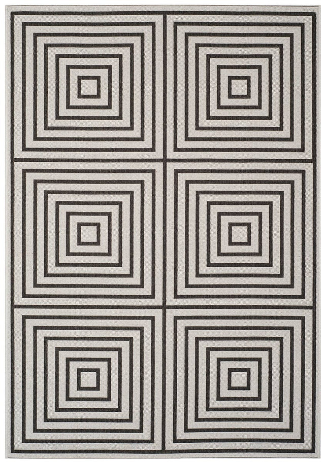 Safavieh Linden Lnd123A Light Grey / Charcoal Rugs - Safavieh - lnd123a - 4