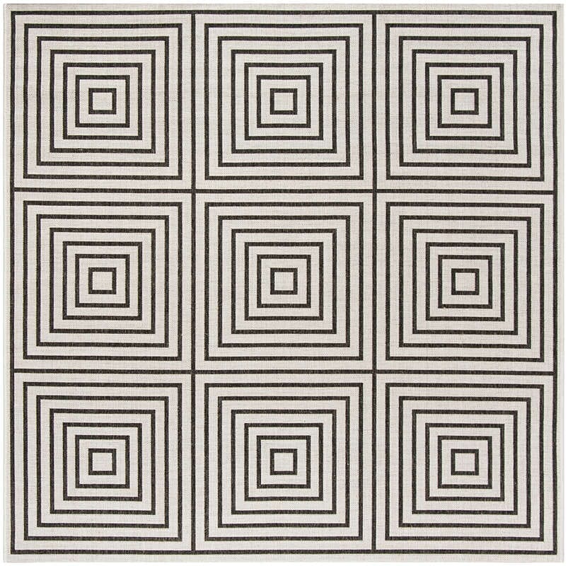 Safavieh Linden Lnd123A Light Grey / Charcoal Rugs - Safavieh - lnd123a - 6sq