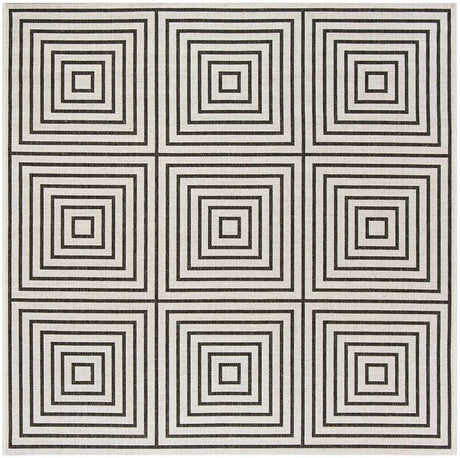 Safavieh Linden Lnd123A Light Grey / Charcoal Rugs - Safavieh - lnd123a - 6sq