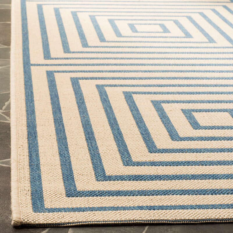Safavieh Linden Lnd123N Cream / Blue Rugs - Safavieh - lnd123n - 4