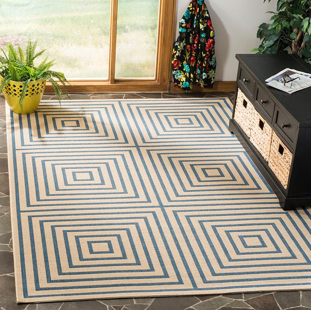Safavieh Linden Lnd123N Cream / Blue Rugs - Safavieh - lnd123n - 4
