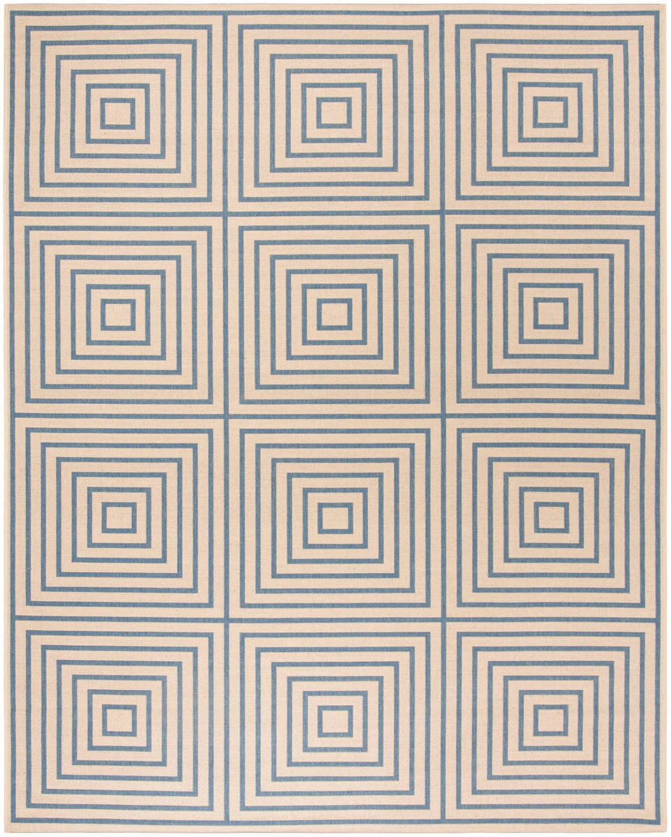 Safavieh Linden Lnd123N Cream / Blue Rugs - Safavieh - lnd123n - 6r