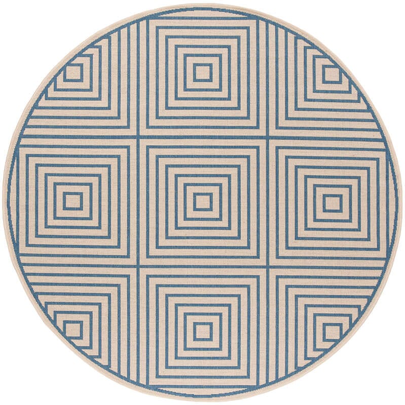 Safavieh Linden Lnd123N Cream / Blue Rugs - Safavieh - lnd123n - 6r