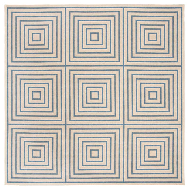 Safavieh Linden Lnd123N Cream / Blue Rugs - Safavieh - lnd123n - 6sq