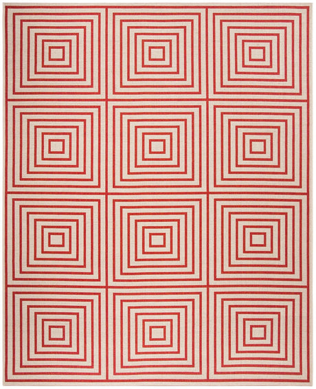 Safavieh Linden Lnd123Q Red / Creme Rugs - Safavieh - lnd123q - 6r