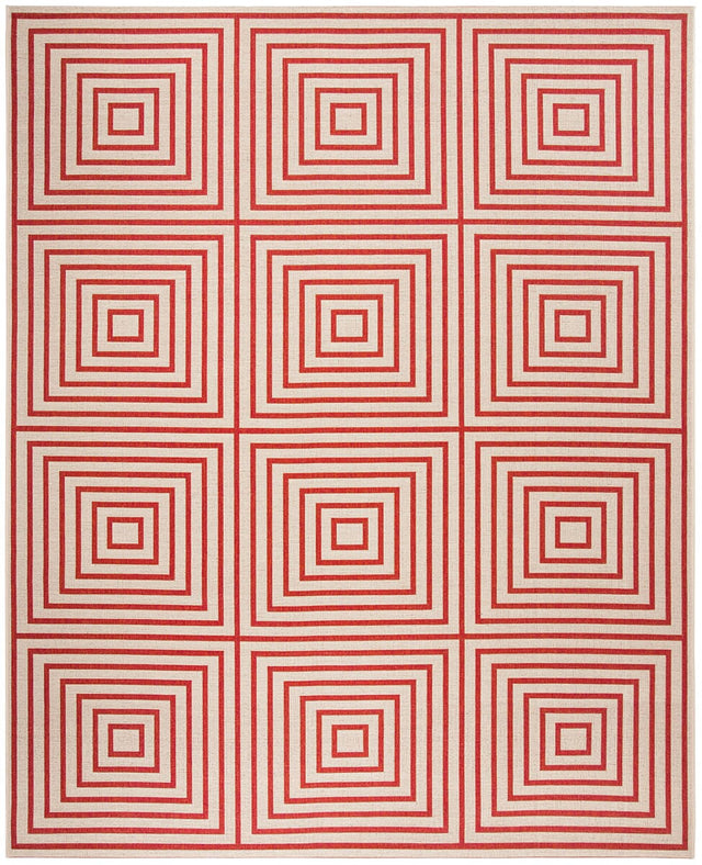 Safavieh Linden Lnd123Q Red / Creme Rugs - Safavieh - lnd123q - 6r