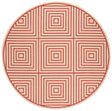 Safavieh Linden Lnd123Q Red / Creme Rugs - Safavieh - lnd123q - 6r